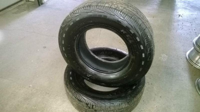 2 nice kelly safari atr, 245/70/16 p245/70r16 245 75 16, tire 9/32 or better