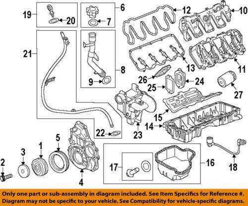 Gm oem 97192667 engine oil cooler part/component/engine oil cooler gasket