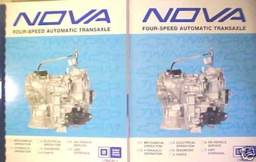 Aisin-warner a240e transaxle gm training 2 books toyota