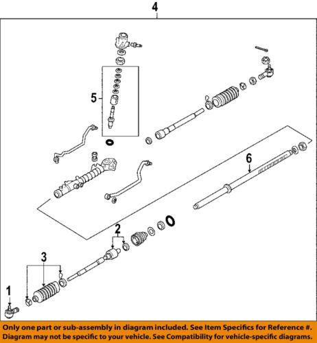 Mazda oem eg2132280b steering tie rod end/tie rod