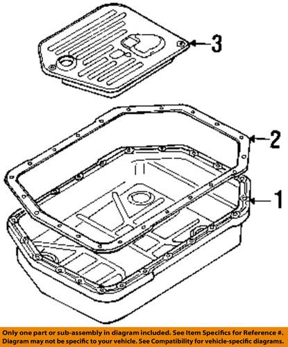 Jaguar oem jlm20204 auto trans oil pan gasket/transmission pan gasket