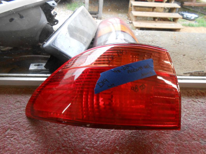 Honda accord sedan aftermarket left tail light lamp 1998 1999 2000 driver