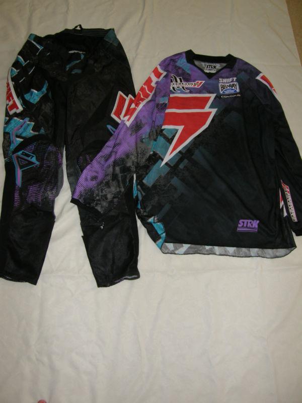 Reed crf shift racing gear riding pants sz 34 jersey sz xl moto atv quad  #set 1