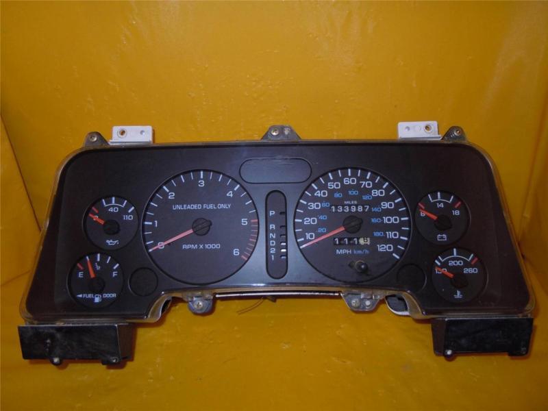 94 95 96 97 dodge 1500 2500 3500 speedometer instrument cluster dash 133,987