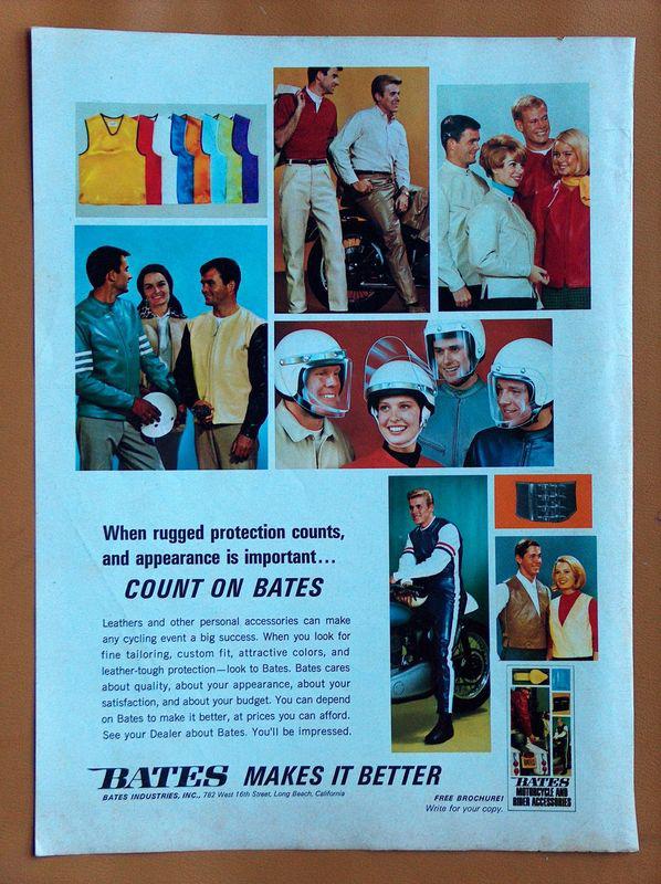 0085   1969 bates accessories full colour ad!