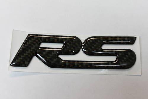93-02 camaro black carbon fiber rs fender emblem new