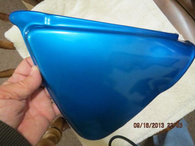 Nos honda sl100 k0 right side cover in blue enduro ahrma dual sport mx