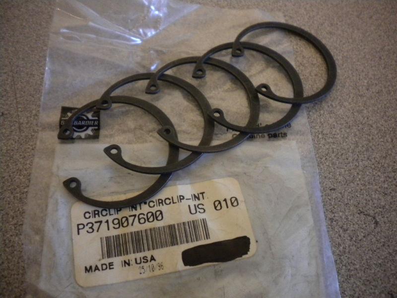 Nos ski doo ski-doo skidoo bombardier idler wheel circlip 371907600 qty5