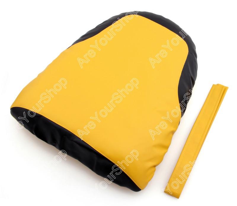 Rear pu leather seat cowl cover pillon suzuki gsxr 600/750 01-03 k1 yellow