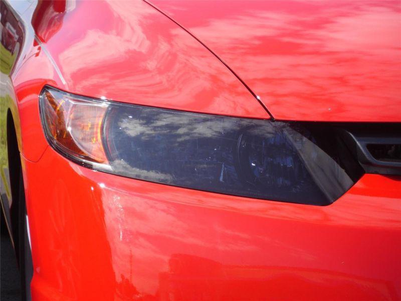 Honda civic coupe smoke colored headlight film  overlays 2006-2010