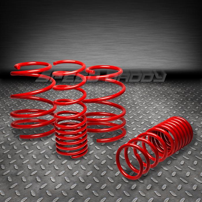 1.5 "drop 4pc front+rear suspension lowering spring 08-13 scion xd xp110 2zr red