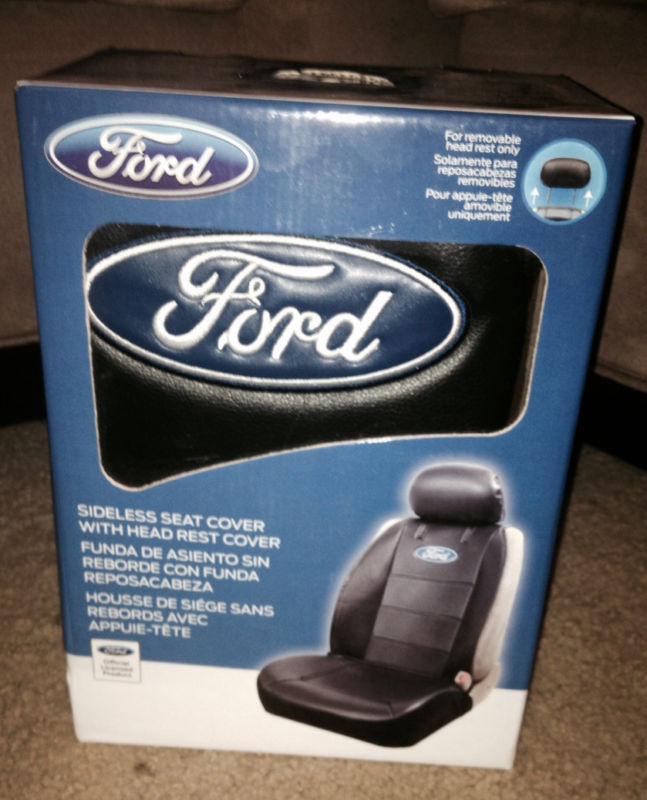 Ford seat cover sideless with back pocket synthetic leather