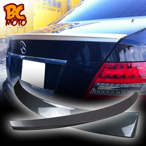 Painted mercedes benz w204 oe roof wing & factory d style rear trunk spoiler ▼