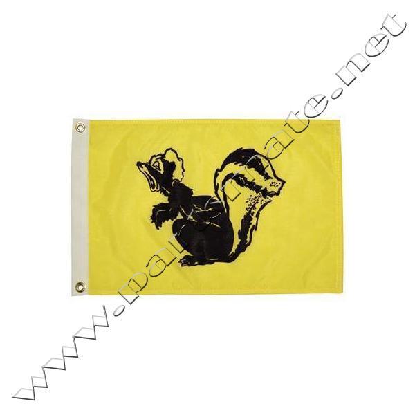 Taylor 1718 novelty design flag / flag 12inx18in nylon glo skunk