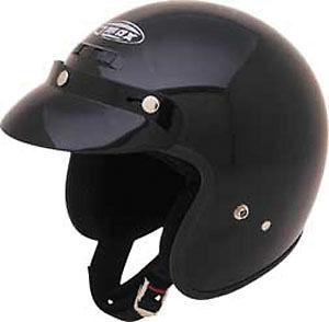 Gmax gm2 open face helmet black s/small