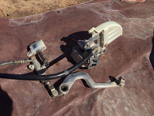 2005 suzuki drz dr-z 400 400e drz400e rear brake caliper master cylinder complet