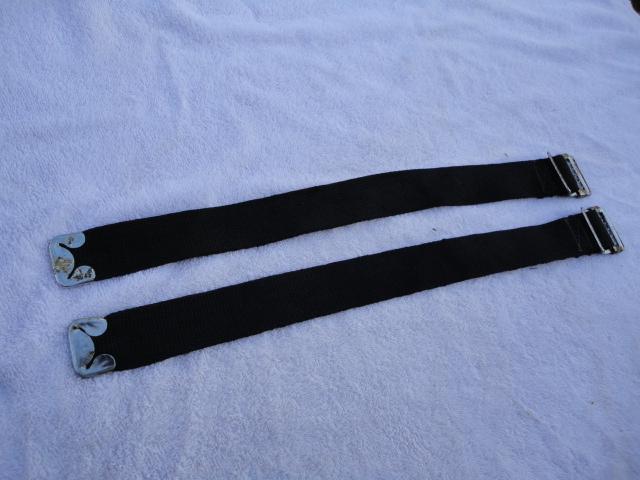 1953 1954 1955 corvette pair original top straps