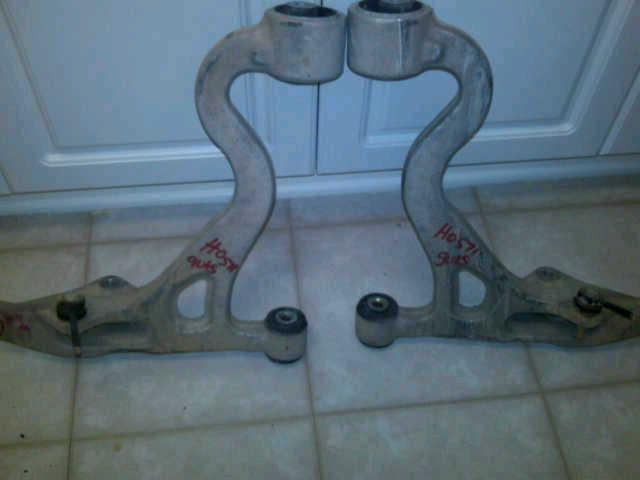 2001 jaguar s type front lower control arms with bushings without ball joints