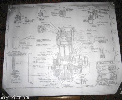 Purchase Shovelhead DRAWING 2Views Engine BLUEPRINT Harley ... harley davidson parts diagram 