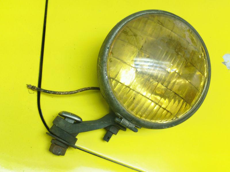 Vtg antique glass fog driving light buick chevy gmc truck olds pontiac rod