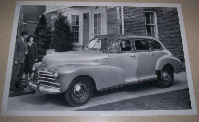 1947 chevrolet fleetmaster automobile photo poster 12 x 18