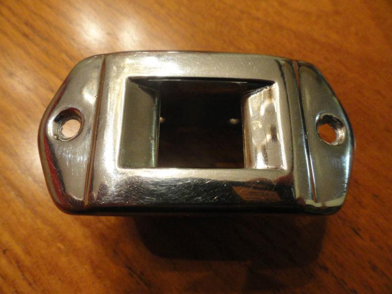 1950's gm power 2-way seat switch chrome bezel chevrolet 4558296 