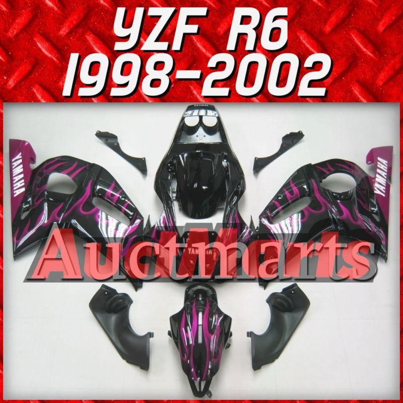 Fit yamaha yzfr6 98 99 00 01 02 yzf r6 1998 1999 2000 2001 2002 fairing c10 h17