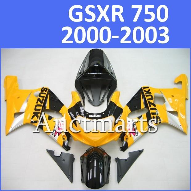 Fit suzuki 00 01 02 03 gsxr 750 gsx-r750 2000 2001 2002 2003 fairing k1 d11 b19