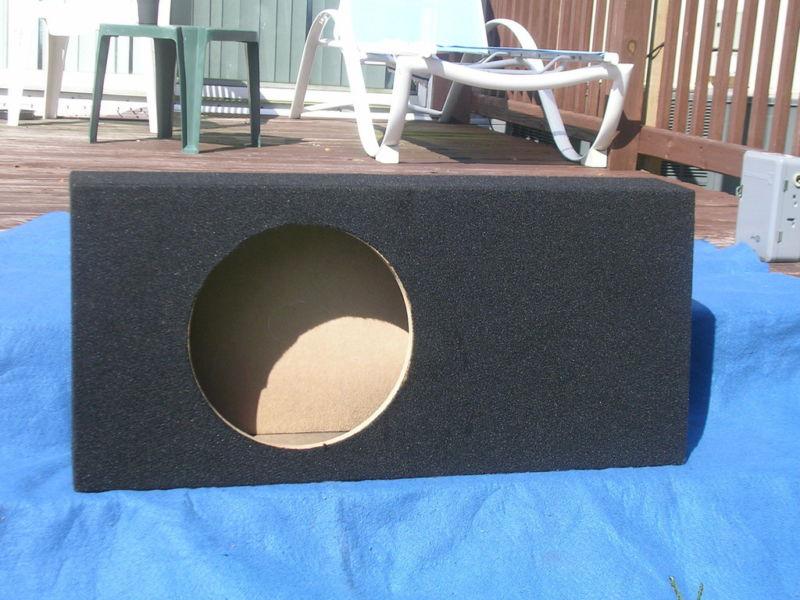 12" single sub woofer box vented with connecters