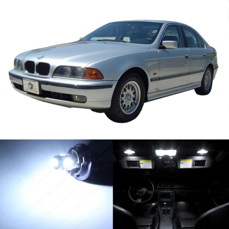 18 x white led interior light package for 1996 -2003 bmw 5 series m5 e39