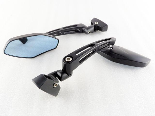 Motorcycle matte black mini sport mirrors for kawasaki ninja zx 6r 7r 9r 10r 