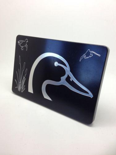 Trailer hitch plug cover, duck head, duck dynasty, 4" x 6"