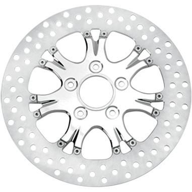 Performance machine paramount chrome rear rotor 11.8" 2008-2013 harley flh rear