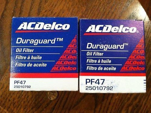 Ac delco pf 47 & l10111 **lot of 3** (2) pf47 & (1) purolator oil filters