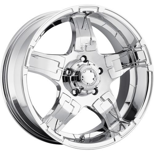 17x8 chrome ultra drifter (194) wheels 5x135 +10 ford f-150