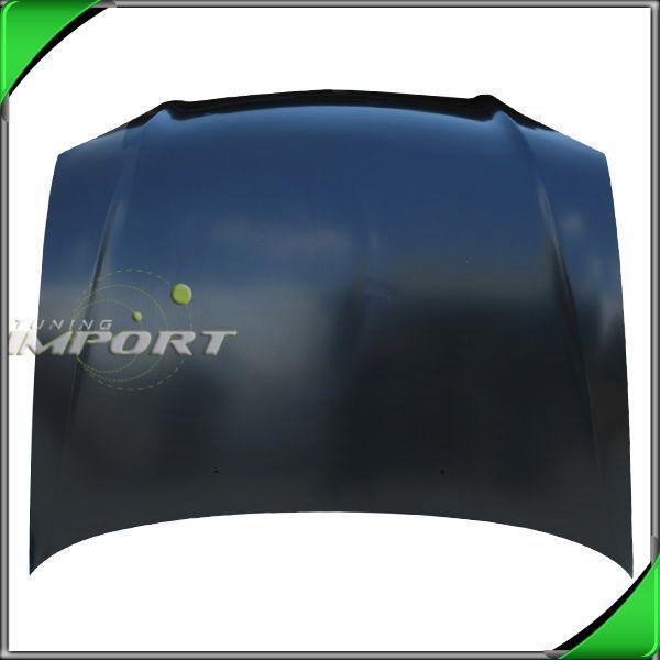 Hood panel primered black steel assembly fit 1998-1999 hyundai accent sedan