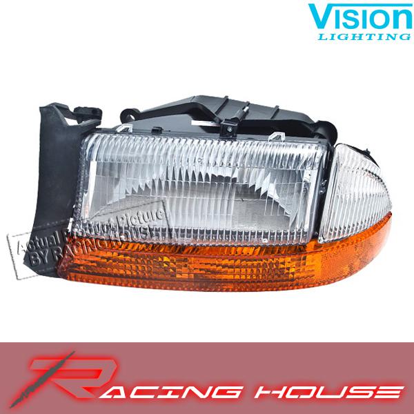 L/h headlight driver side lamp kit unit 1998-2003 dodge dakota durango