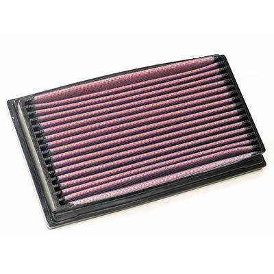 K&n 33-2547 air filter element rectangular cotton gauze red ea