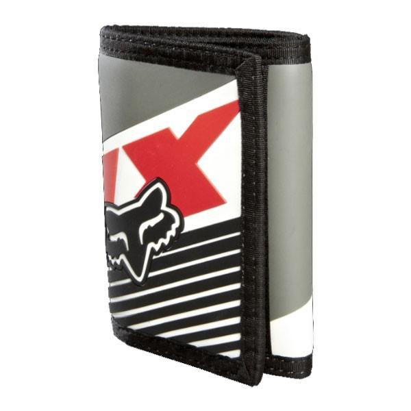 Fox racing decadence mens trifold wallet red/gray no size