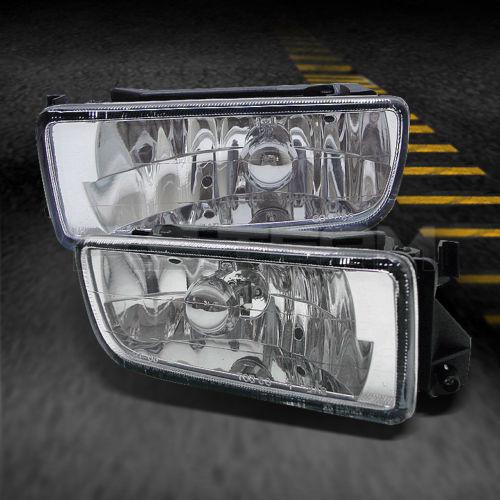 92-98 bmw e36 3-series euro clear bumper driving fog lights lamps left+right