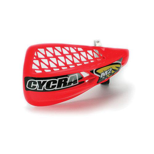 Cycra m2 recoil handshield racer pack vented red universal