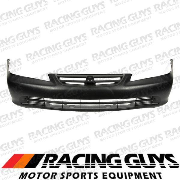 01-02 honda accord sedan front bumper cover unpainted facial plastic ho1000200