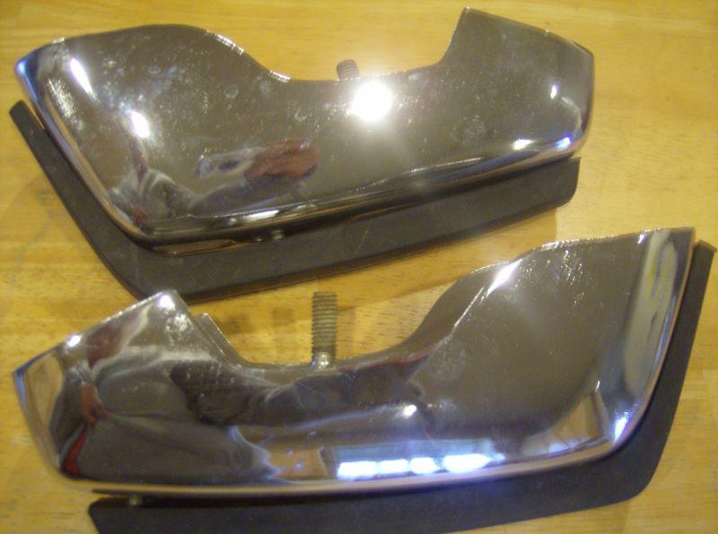 1973-74 dodge dart front bumperettes nos