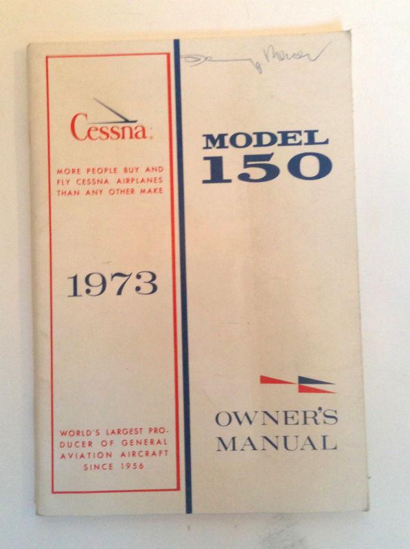 Model 150 cessna 1973 owner's manual (handbook)