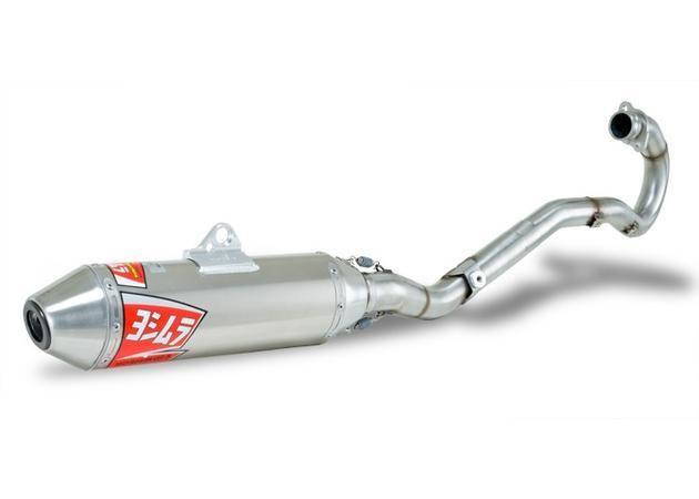 Yoshimura rs-2 full exhaust system aluminum fits yamaha yfz450 2004-2009