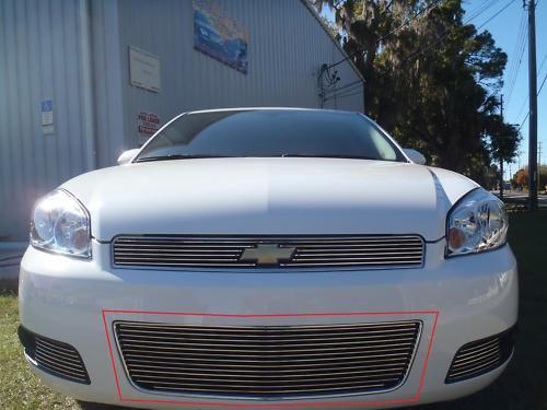 2006 2007 2008 2009 chevy impala ss lt 1pc bumper chrome billet grille chevrolet