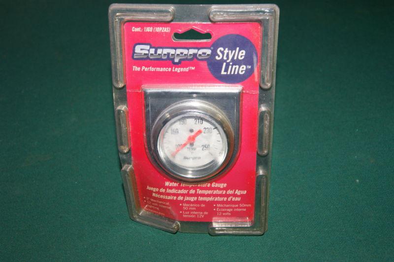 New sun-pro water temp gauge, mechanical