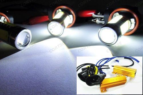 9005 cree q5 led plasma projector fog light drl headlight 11w no error resistor