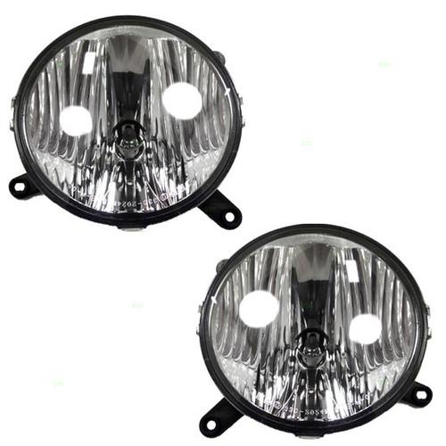 New pair set fog light lamp lens housing assembly dot 05-09 ford mustang gt