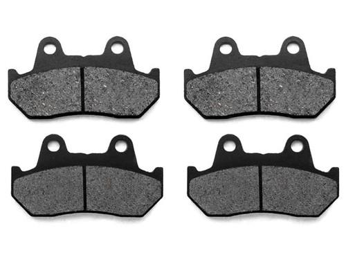 Front carbon kevlar organic nao disc brake pads for 1983 honda cb 1000 c custom